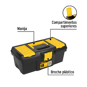 Caja de herramientas plástica Pretul 20602 13
