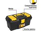 Caja de herramientas plástica 16' con compartimentos, Pretul 20603, Capacidad 13 Kg - Miniatura 2 | aztools.co