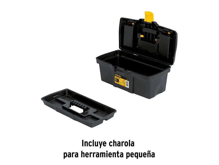 Caja de herramientas plástica 16' con compartimentos, Pretul 20603, Capacidad 13 Kg - Foto 4 | aztools.co
