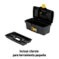 Caja de herramientas plástica 16' con compartimentos, Pretul 20603, Capacidad 13 Kg - Miniatura 4