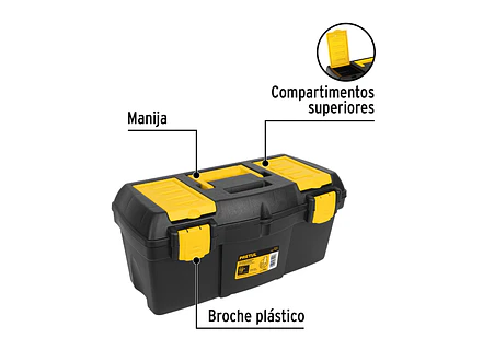 Caja de herramientas plástica  Pretul 20604 19