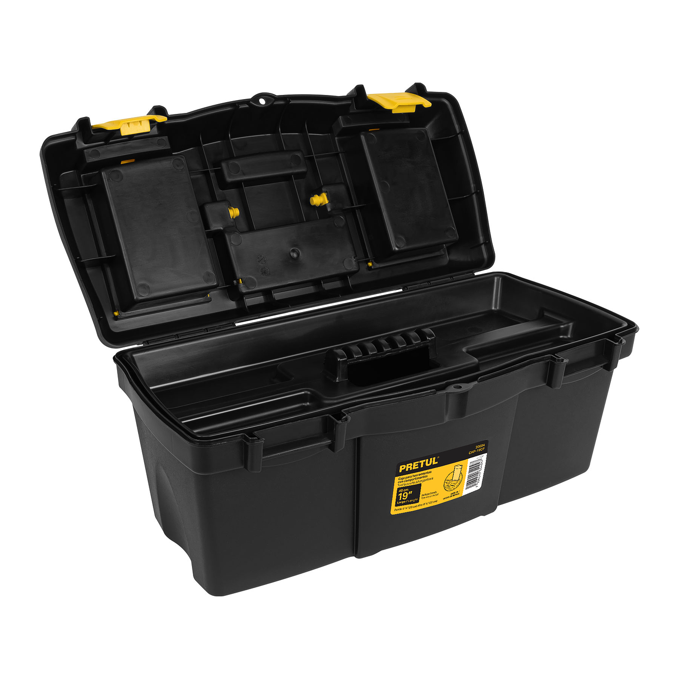 Caja de herramientas plástica  Pretul 20604 19