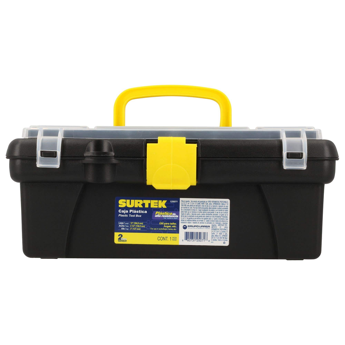 Caja de Herramientas de Plástico 12 