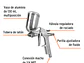 Pistola p/retoque gravedad LVMP Truper 11098, vaso aluminio, 0.5 mm  - Miniatura 2 | aztools.co