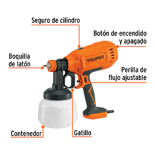 Pistola para pintar eléctrica, 330 W