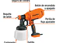 Pistola para pintar eléctrica, 330 W