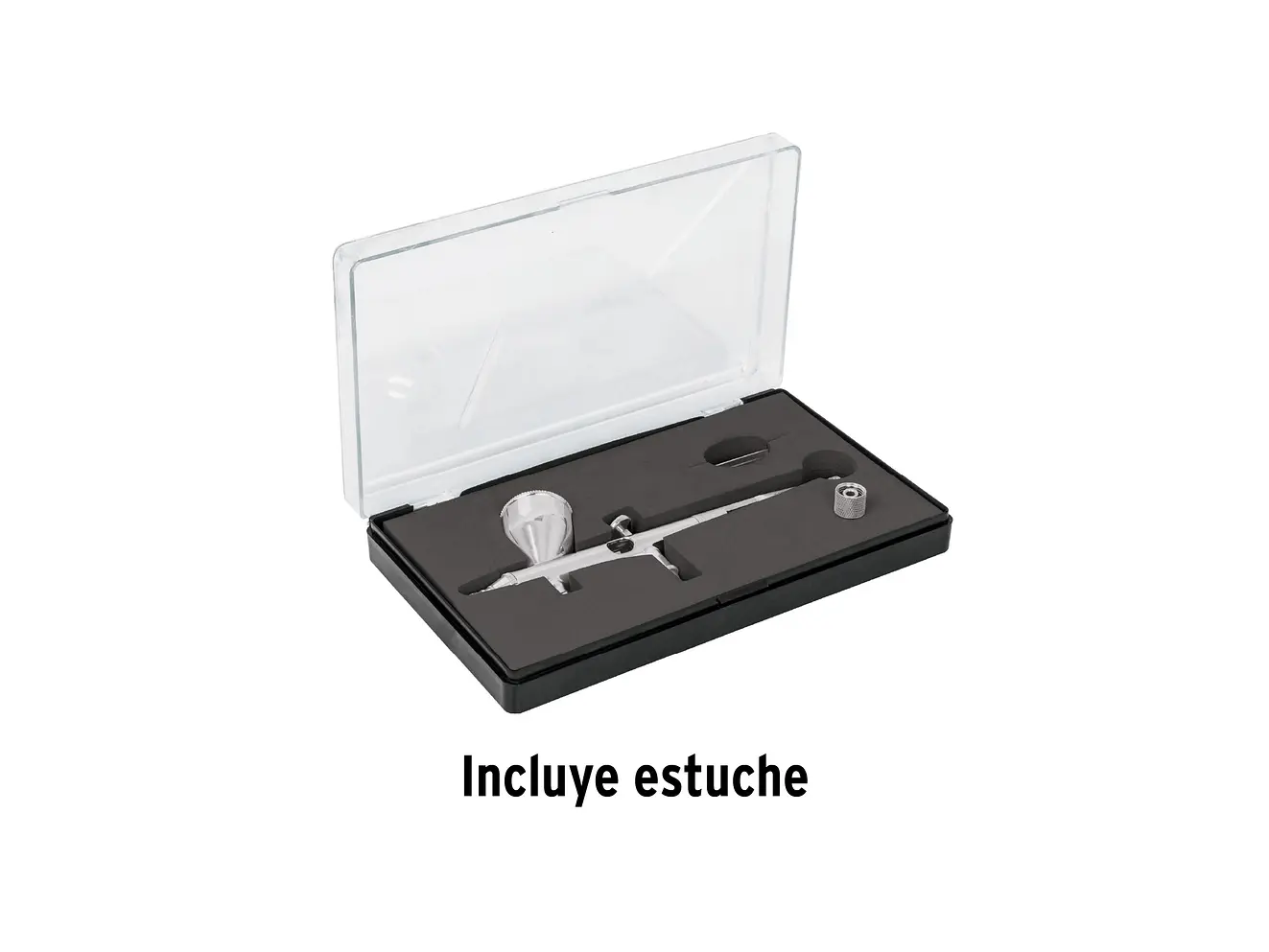 Pistola aerográfica de gravedad con vaso fijo Truper 16020 - Foto 4 | aztools.co