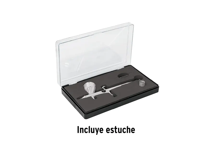 Pistola aerográfica de gravedad con vaso fijo Truper 16020 - Foto 4 | aztools.co