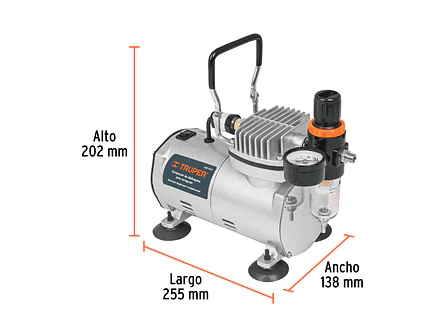 Compresor de diafragma para aerógrafo Truper 17247, 1/5 Hp, 110 V  - Foto 5 | aztools.co