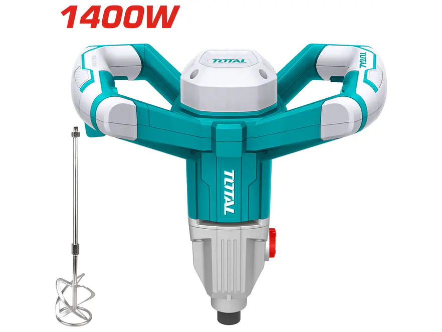 Mezclador de Pintura Industrial TOTAL UTD614006 1400W (5/8-11, Doble Velocidad) - Foto 2 | aztools.co
