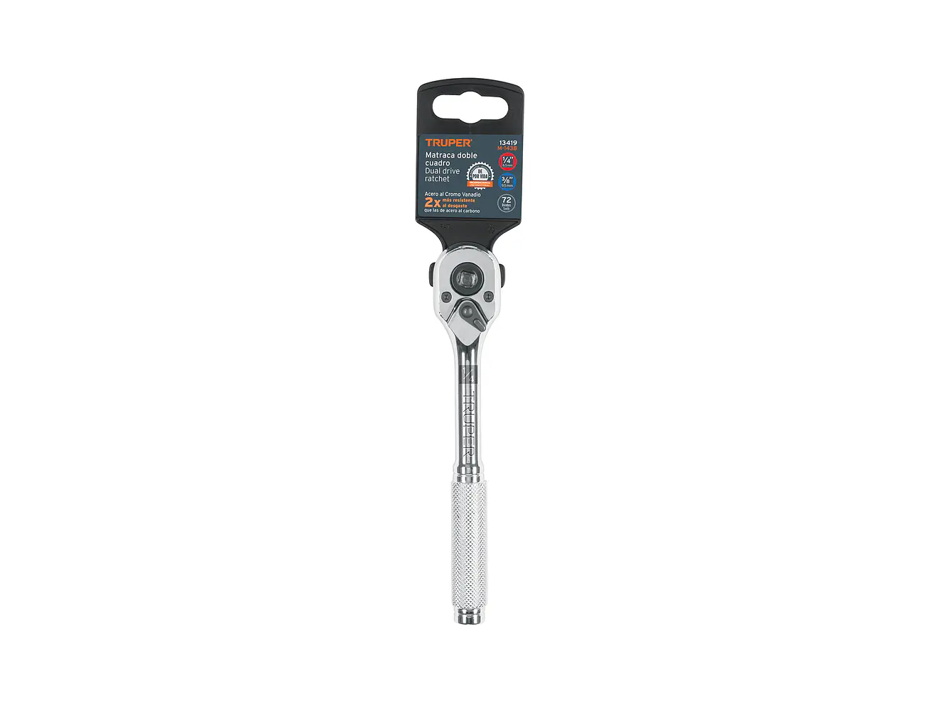 Ratchet doble, mando 1/4