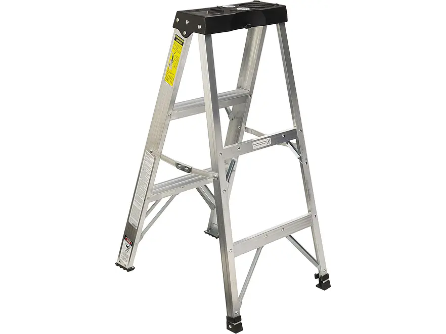 Escalera tipo tijera Truper 16740 T3 con 2 escalones, sin bandeja  - Foto 4 | aztools.co