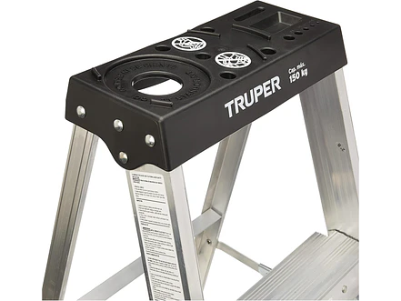 Escalera tipo tijera Truper 16740 T3 con 2 escalones, sin bandeja  - Foto 7 | aztools.co
