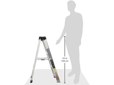 Escalera tipo tijera Truper 16740 T3 con 2 escalones, sin bandeja  - Foto 8 | aztools.co