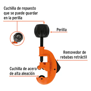 Cortador de tubo de cobre de 1-1/8 Truper 12795