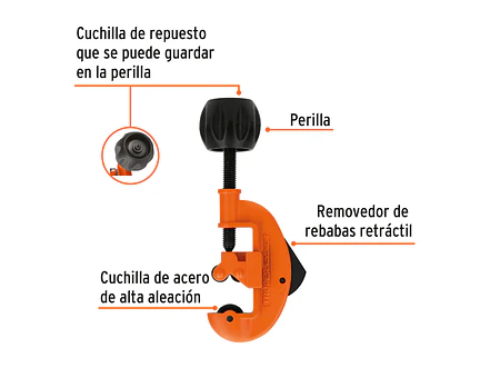 Cortador de tubo de cobre de 1-1/8 Truper 12795 - Foto 2 | aztools.co