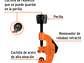 Cortador de tubo de cobre, hasta 1-1/8