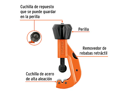 Cortador de tubo de 1/8