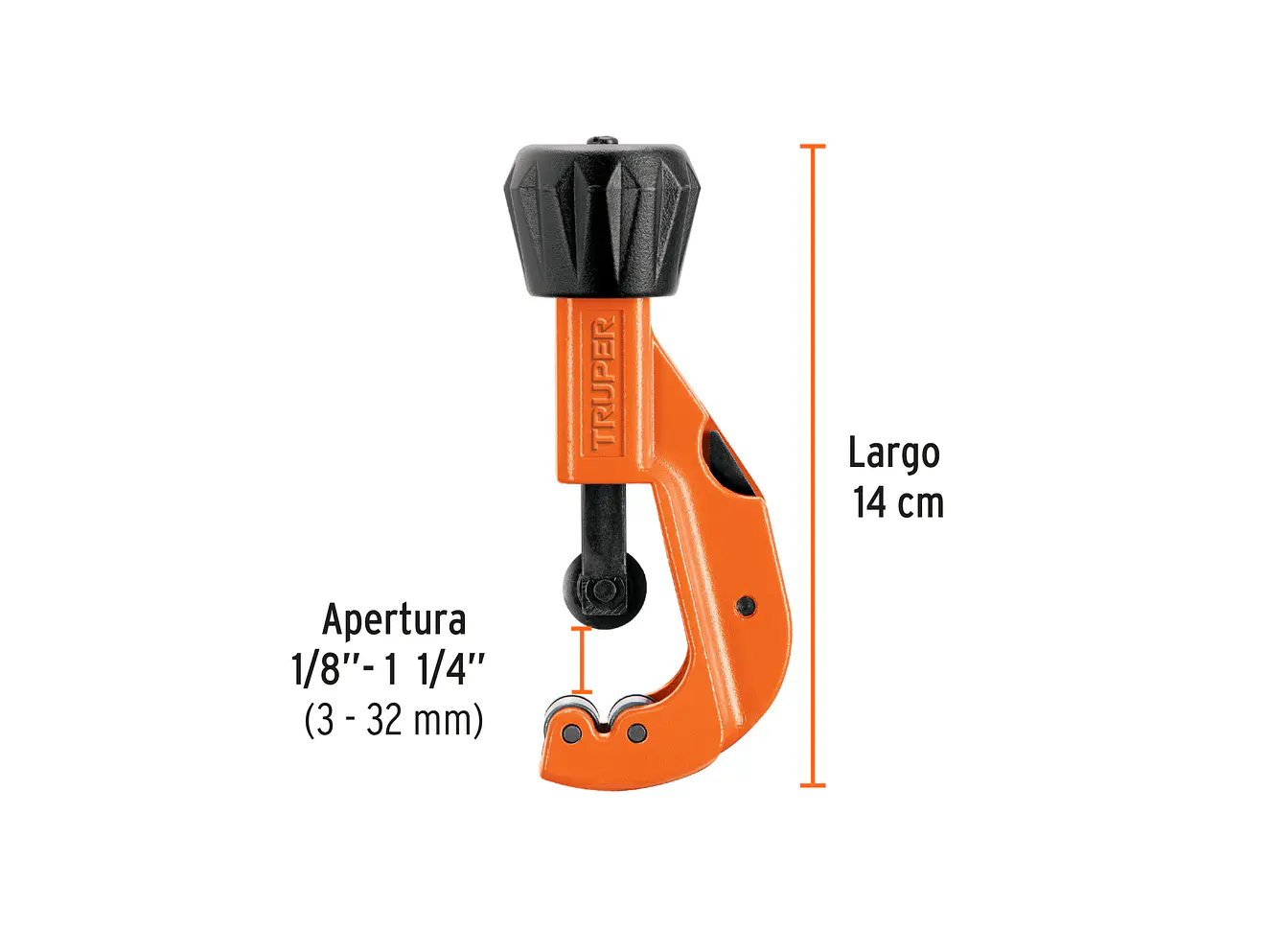 Cortador de tubo de 1/8