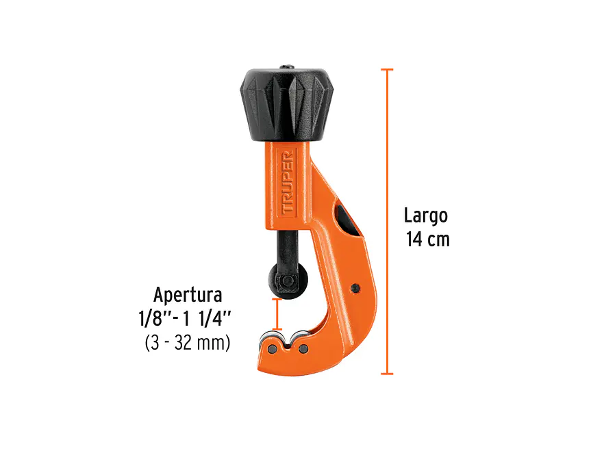 Cortador de tubo de 1/8
