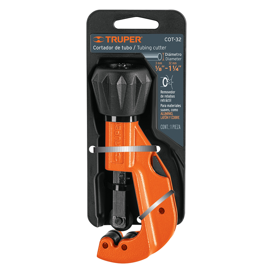 Cortador de tubo de 1/8