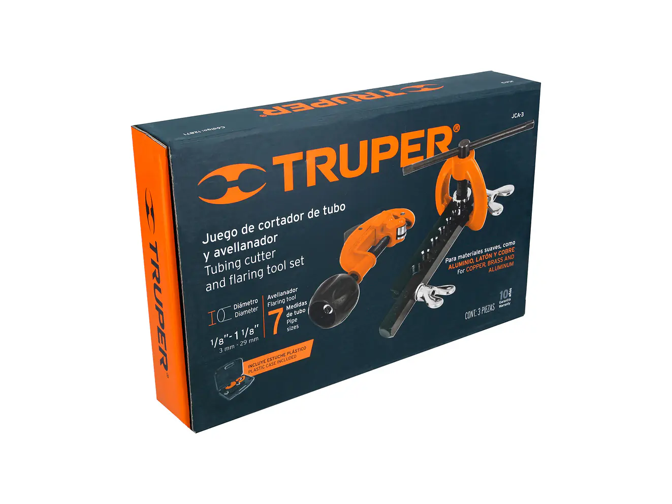 Juego de cortador de tubo y rebordeador Truper 12871 - Foto 4 | aztools.co