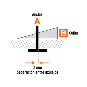 Sistema de Nivelación para Losetas Truper 100515