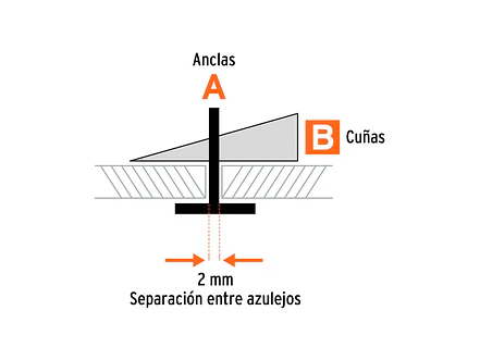 Sistema de Nivelación para Losetas Truper 100515 - Foto 2 | aztools.co