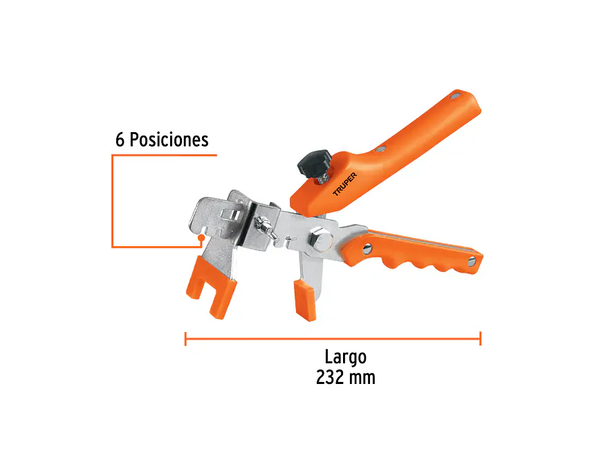 Pinza para Nivelación de Losetas Truper 100516 - Foto 3 | aztools.co