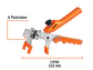 Pinza para Nivelación de Losetas Truper 100516 - Miniatura 3 | aztools.co