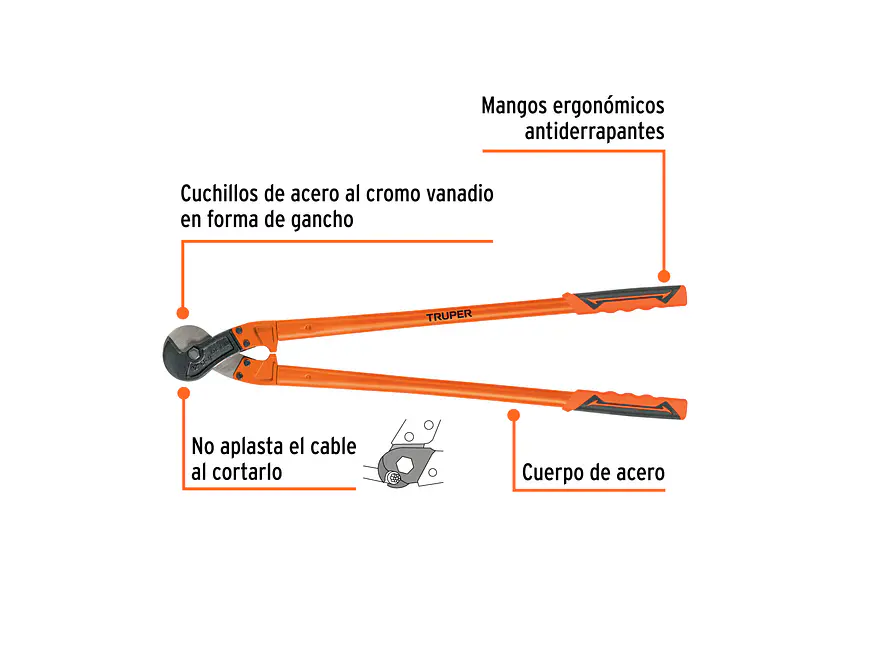 Cortador de Cable y Alambre Truper 101099, de 32