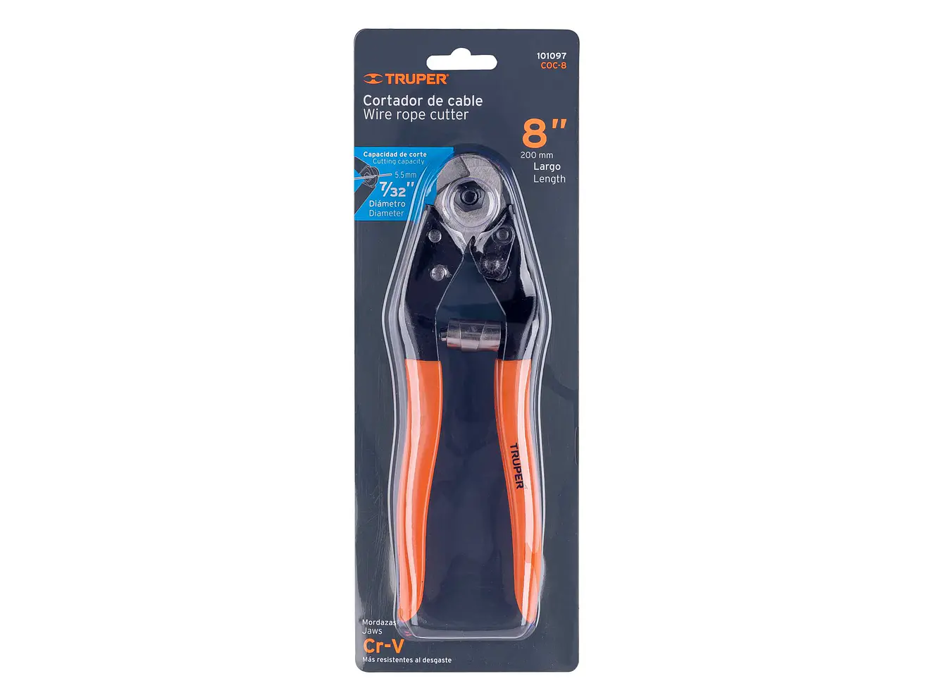 Cortador de Cable y Alambre Truper 101097, de 8