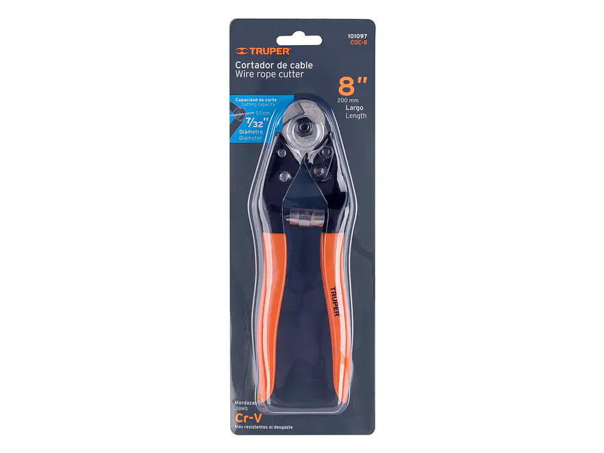 Cortador de Cable y Alambre Truper 101097, de 8