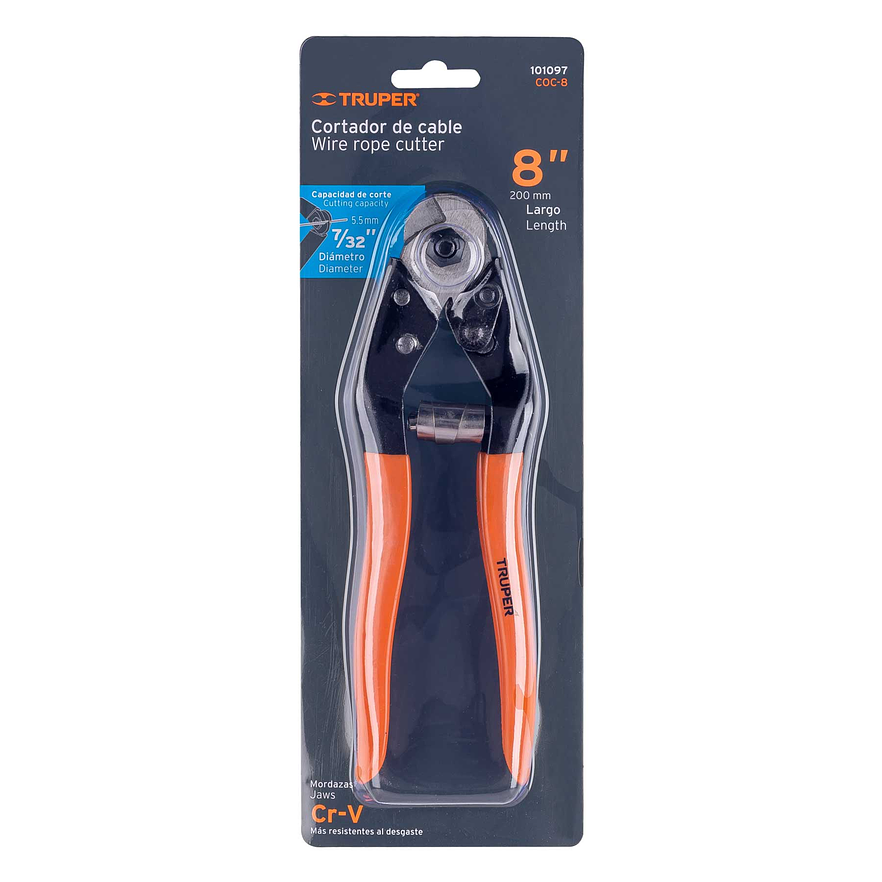 Cortador de Cable y Alambre Truper 101097, de 8