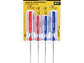 Juego de destornilladores, 4 piezas, mango PVC, Pretul 20212 - Miniatura 4 | aztools.co