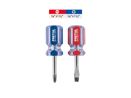 Dúo destornilladores, tipo tatamaco, 2 piezas, PVC, Pretul 21379 - Foto 3 | aztools.co