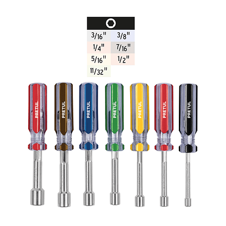 Juego de destornilladores de copa, 7 piezas, Pretul 21420 3