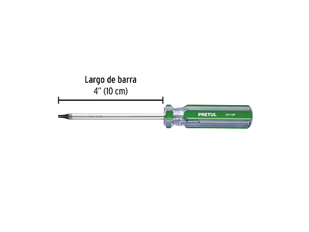Juego de 6 Destornilladores Torx Pretul 27192, con Mango de PVC - Foto 3 | aztools.co