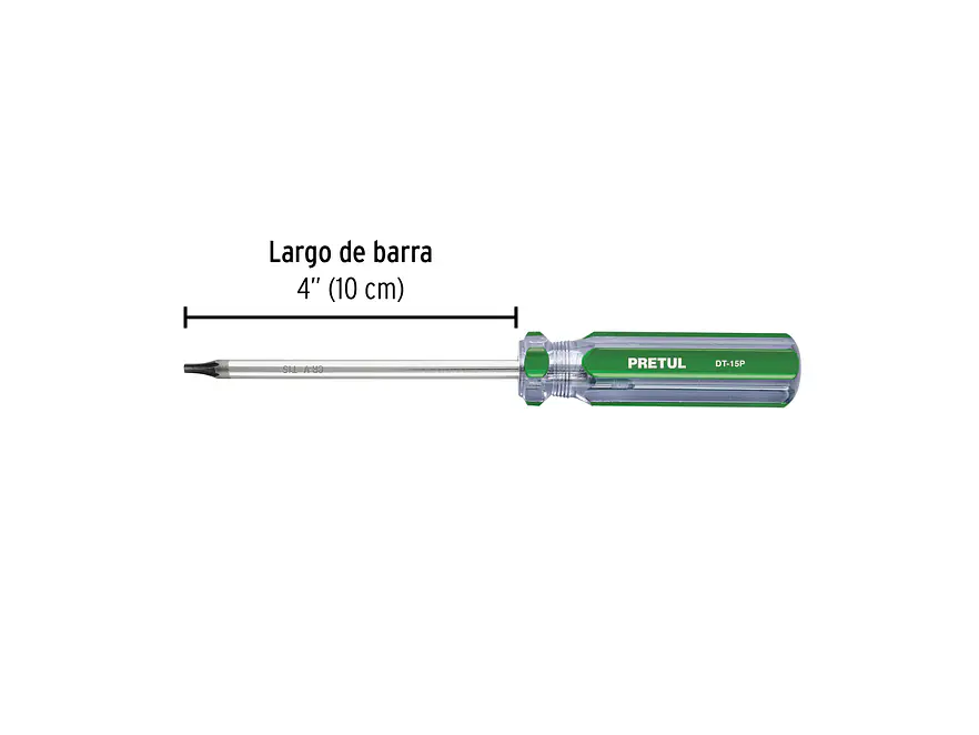 Juego de 6 Destornilladores Torx Pretul 27192, con Mango de PVC - Foto 3 | aztools.co