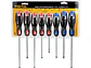 Juego de desarmadores, 8 piezas, mango Comfort Grip, Pretul 20219 - Miniatura 4 | aztools.co