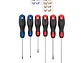 Juego de destornilladores, 6 piezas, mango Comfort Grip, Pretul 20220 - Miniatura 3 | aztools.co