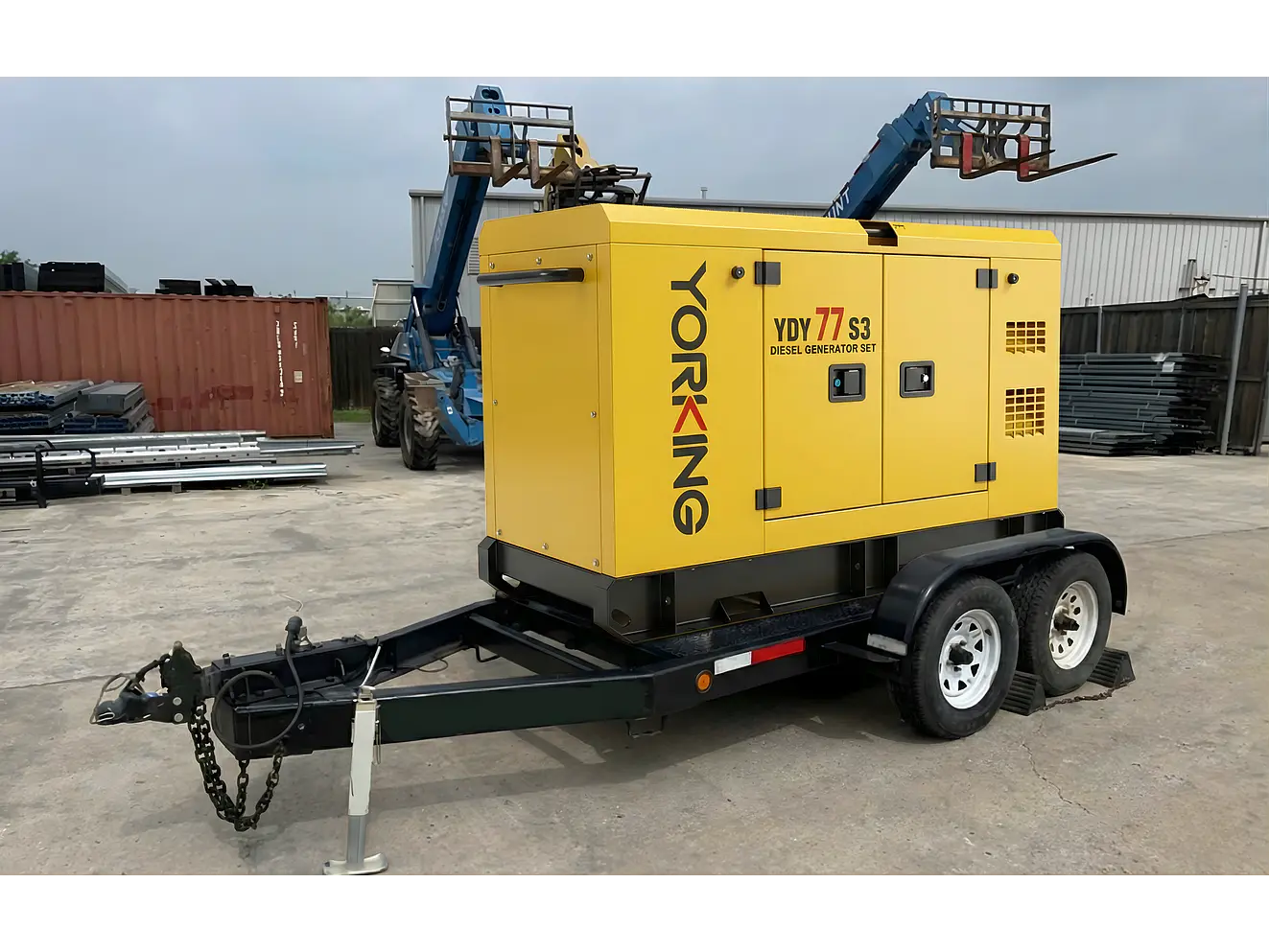 Planta Eléctrica YORKING YDY77S3 77 kVA 62 KW Trifásica (Motor Diésel) - Foto 2 | aztools.co