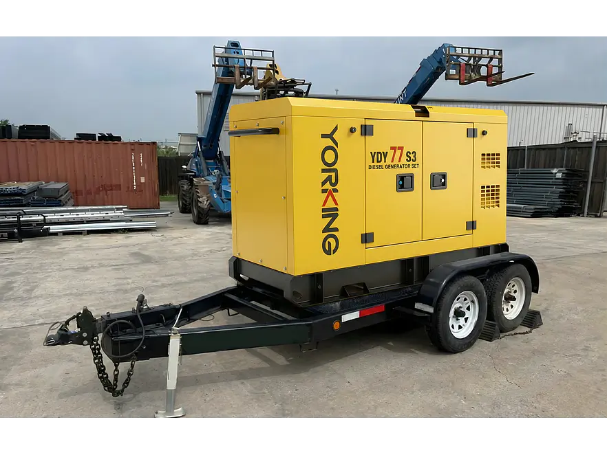 Planta Eléctrica YORKING YDY77S3 77 kVA 62 KW Trifásica (Motor Diésel) - Foto 2 | aztools.co