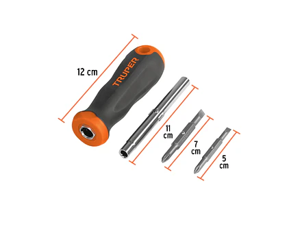 Destornillador 2 puntas dobles y barra con 2 hexagonales Truper 14200 - Foto 4 | aztools.co