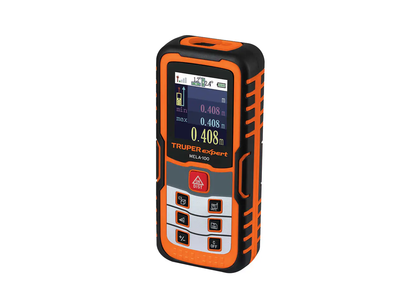 Medidor láser de distancia Truper 100374, 100m Luz verde - Foto 1 | aztools.co