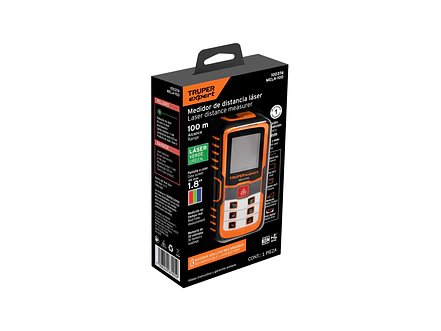Medidor láser de distancia Truper 100374, 100m Luz verde - Foto 2 | aztools.co