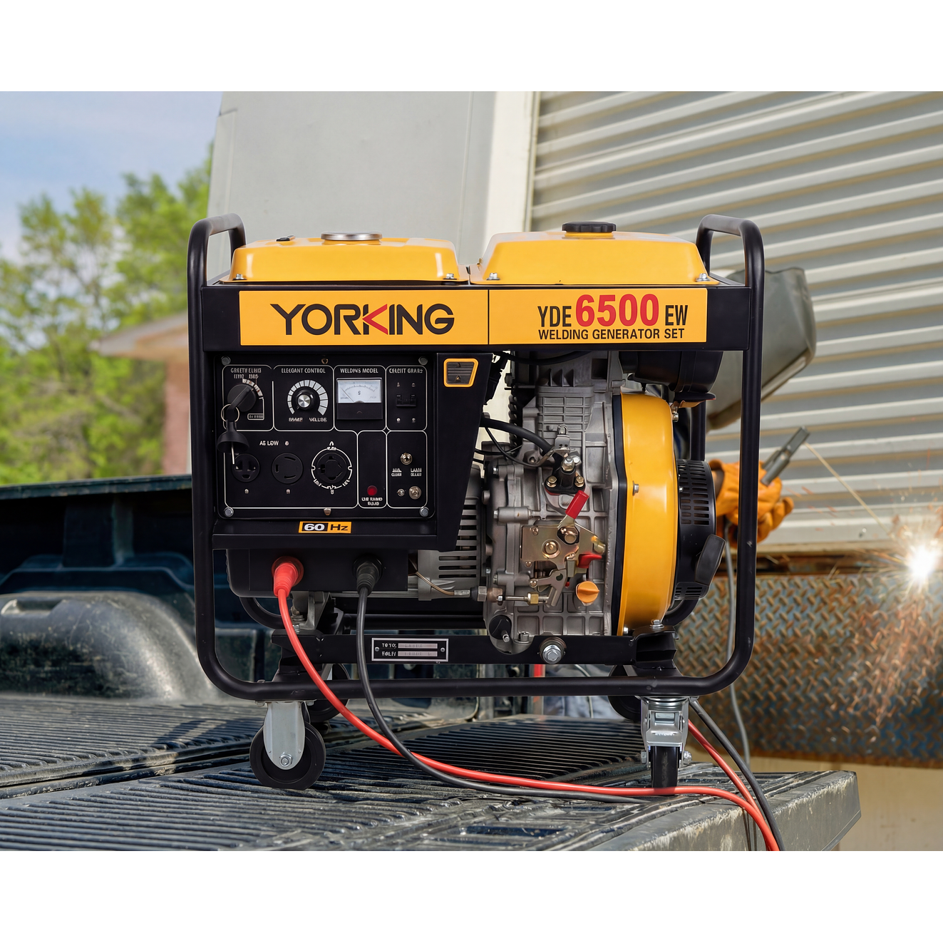 Motosoldador Yorking YDE6500EW Diésel 180A 4.5kW 3