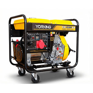 Planta eléctrica diésel bifásica 6.5KW YORKING YDE8500E