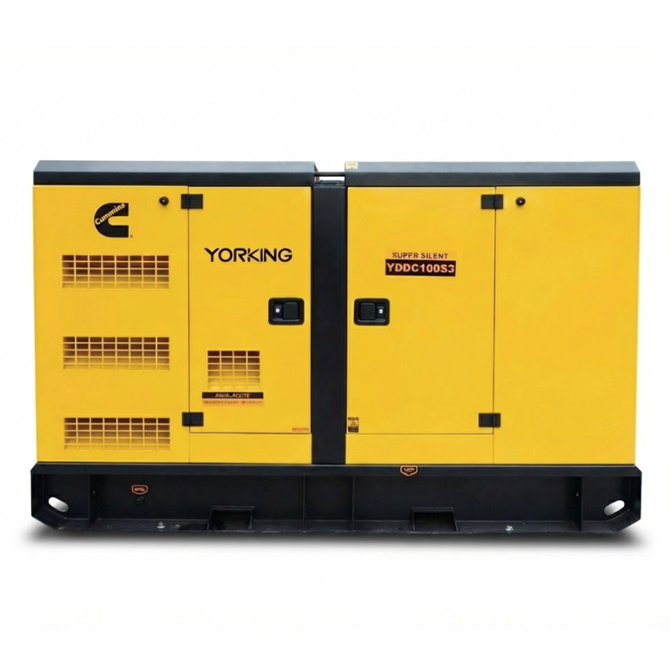 Planta Eléctrica Yorking YDDC100S3 100kVA Trifásica Diesel Cabinada
