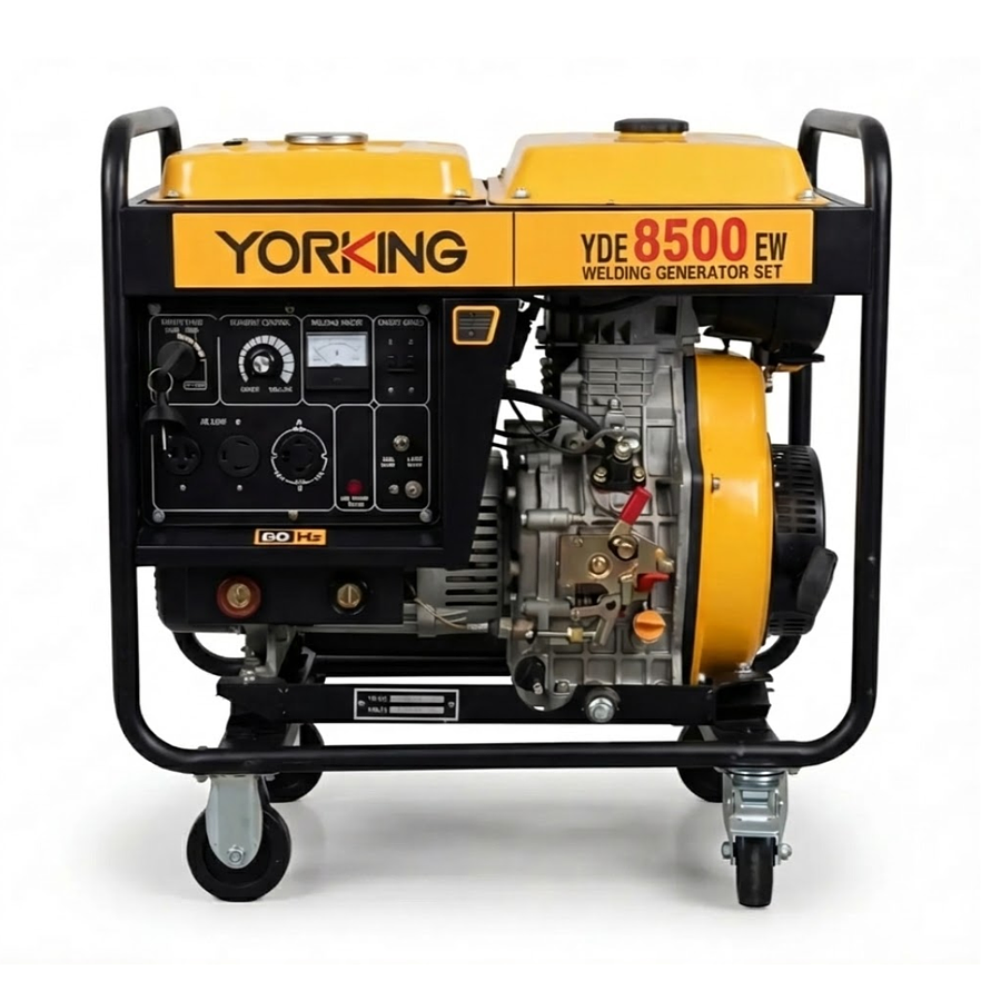 Motosoldadora Diésel YORKING YDE8500EW 220A (3.5 Kw Generador) - Foto 1 | aztools.co